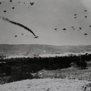 Crete was the scene of the largest German Airborne operation of WWII. Afterwards, Crete was dubbed the graveyard of the Fallschirmjager (German Parachutists); they suffered nearly 4,000 killed and missing.