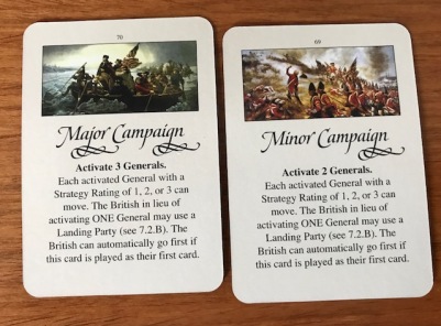 Washington's War Campaign Cards
