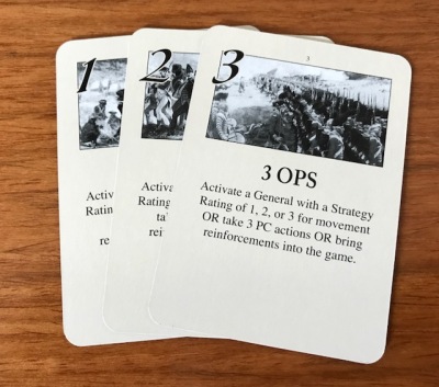 Washington's War OPS Cards