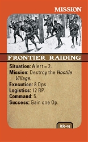 Rogers' Rangers Mission Card