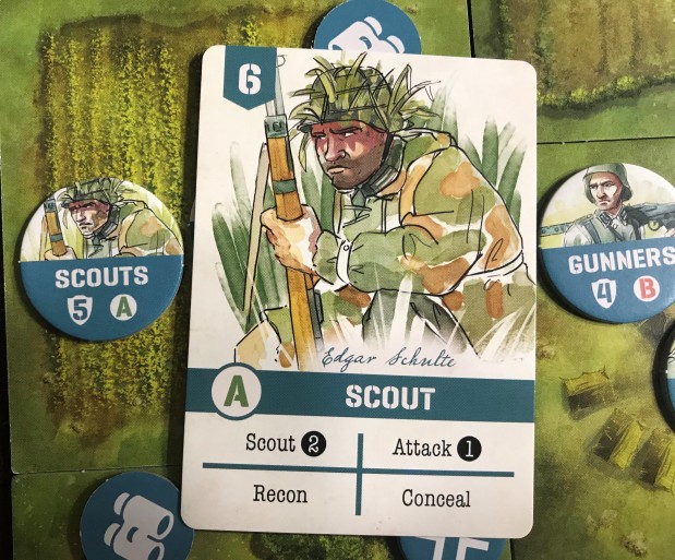 Undaunted Normandy Scout Card